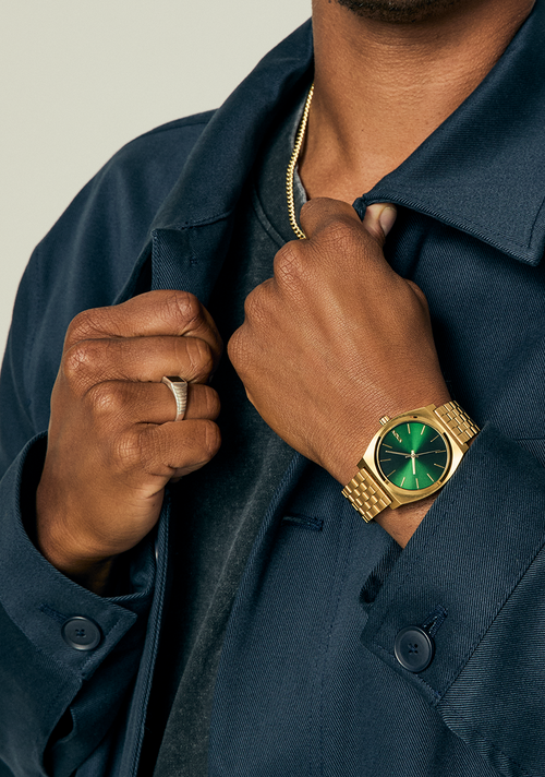 Time Teller - Doré / soleil vert