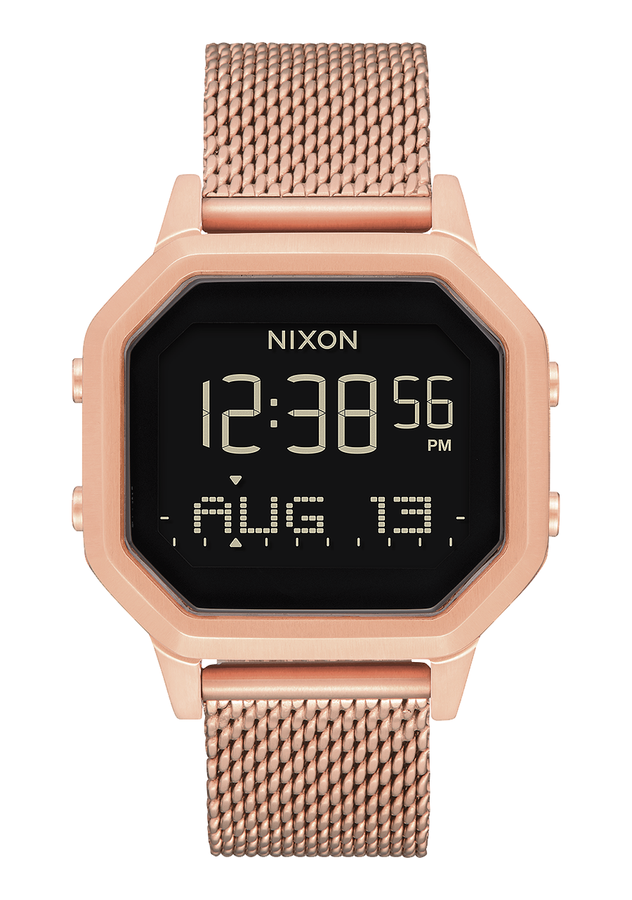 Montre Siren Milanese Tout Or Rose Numérique – Nixon EU