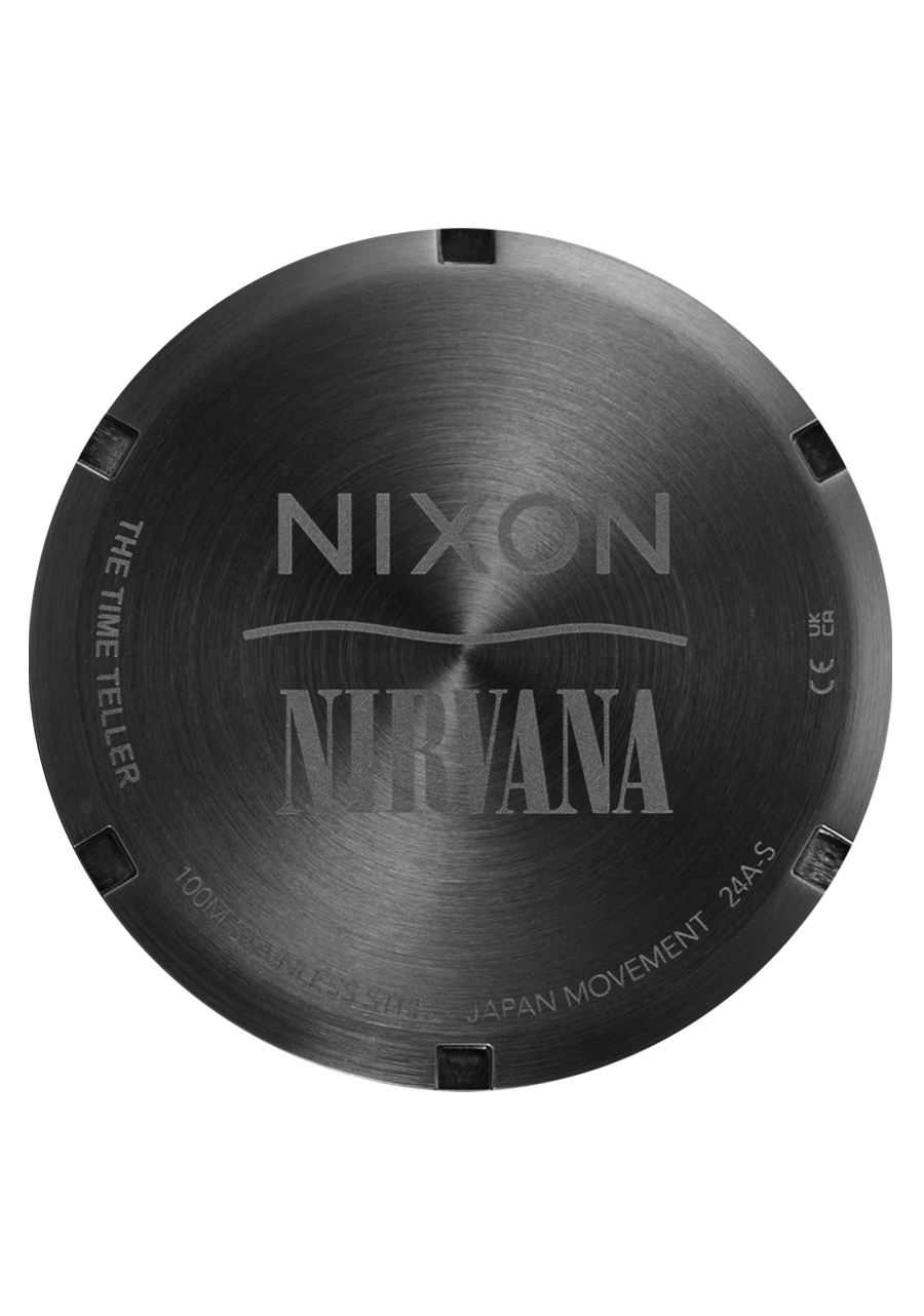 Nirvana Time Teller - Black Nirvana Smiley Face View 5