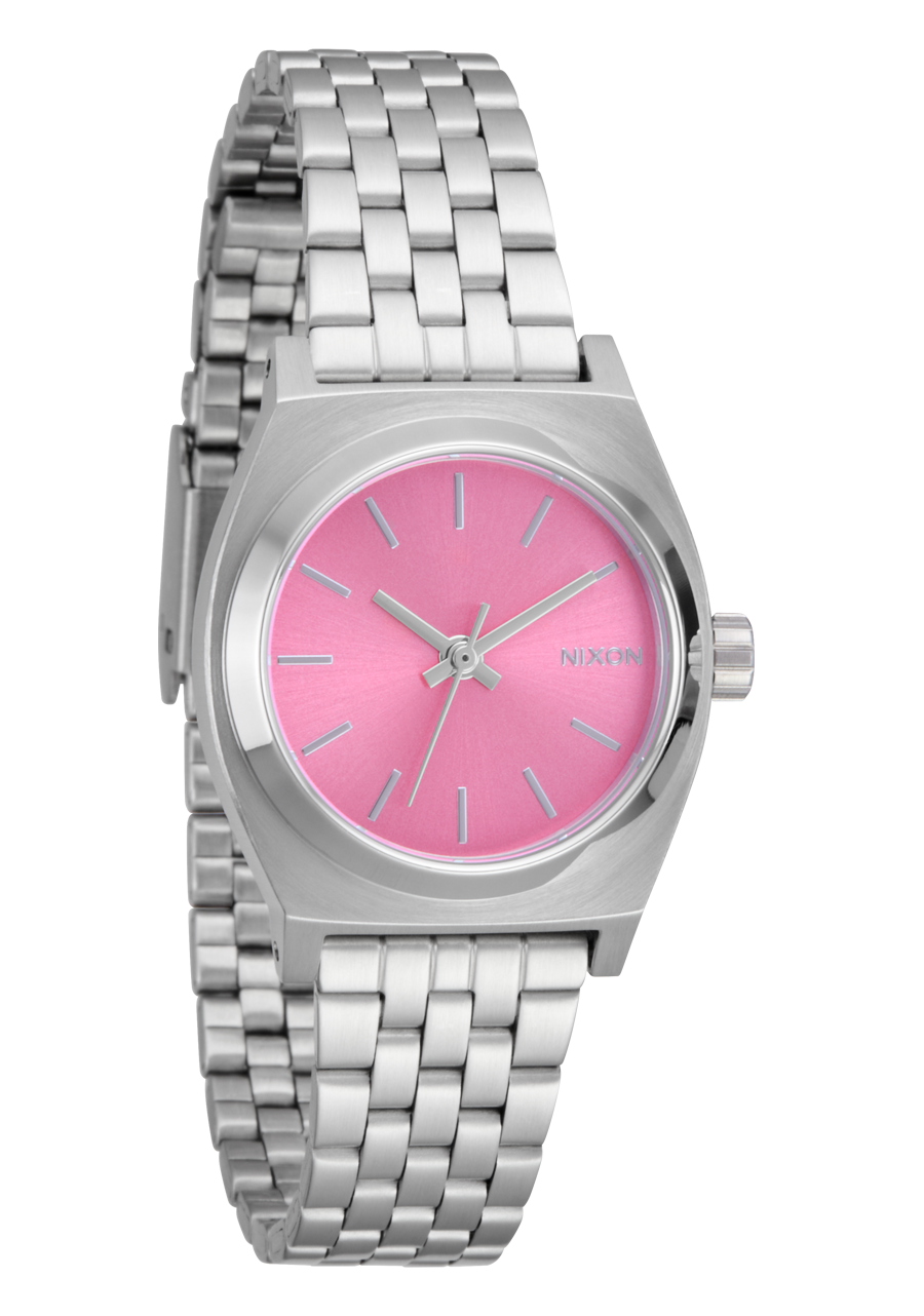 Small Time Teller - Silver / Pink View 2