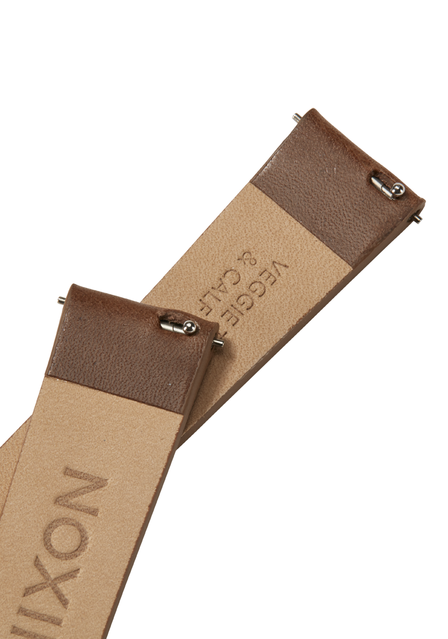 16mm Veg Tanned Leather Band - Vert olive View 4