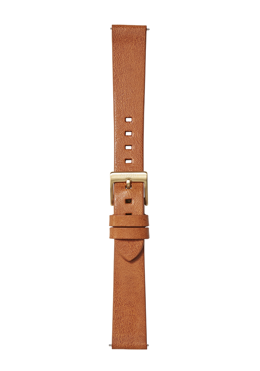 16mm Veg Tanned Leather Band - Marron clair View 2