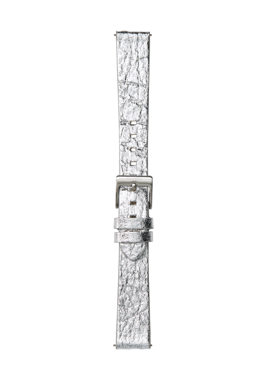16mm Pineapple Leather Band - Gris luisant View 2
