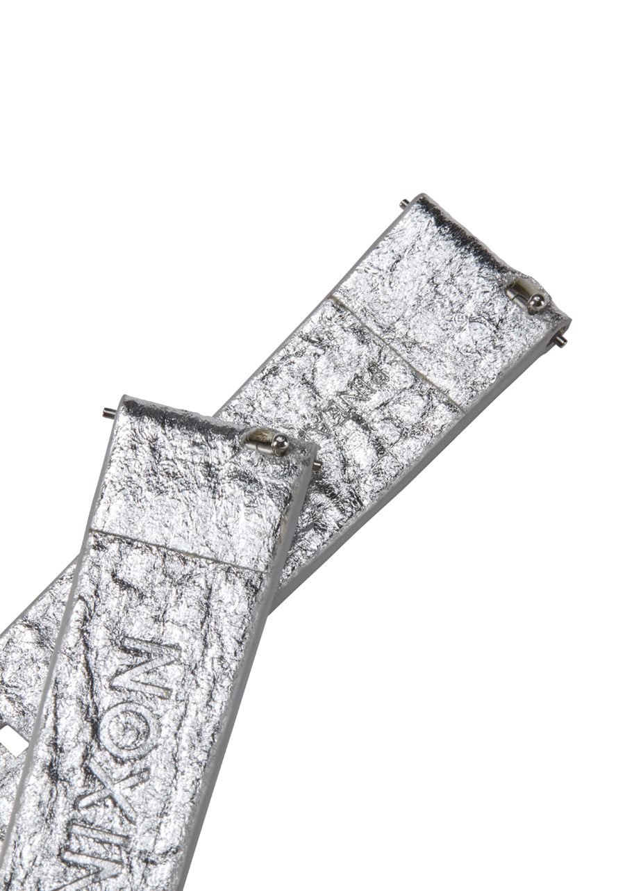 16mm Pineapple Leather Band - Gris luisant View 4