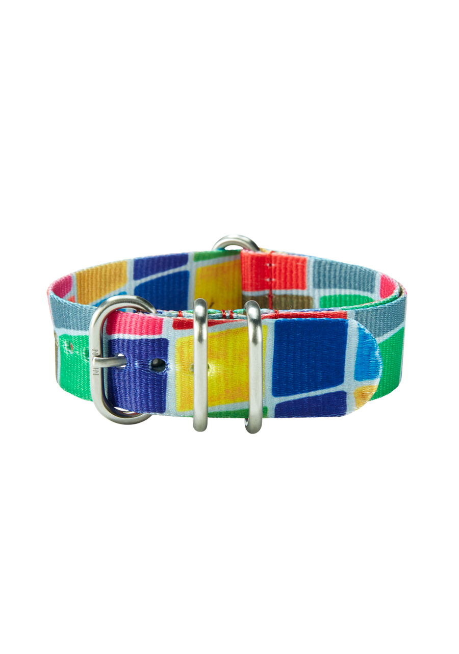 20mm Recycled One Piece Band - Bleu carrelage de piscine View 2