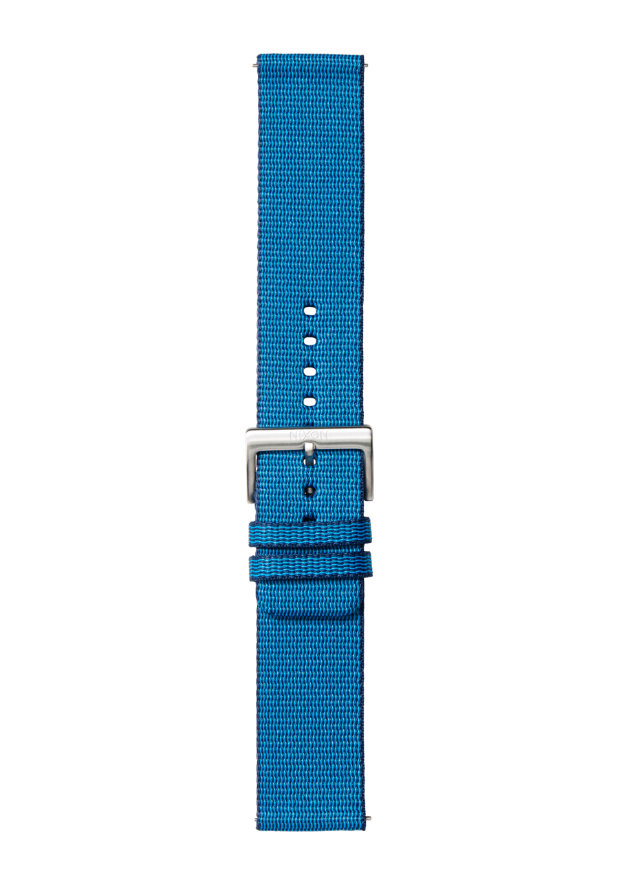 23mm Nylon #TIDE Band - Bleu marine / noir View 2