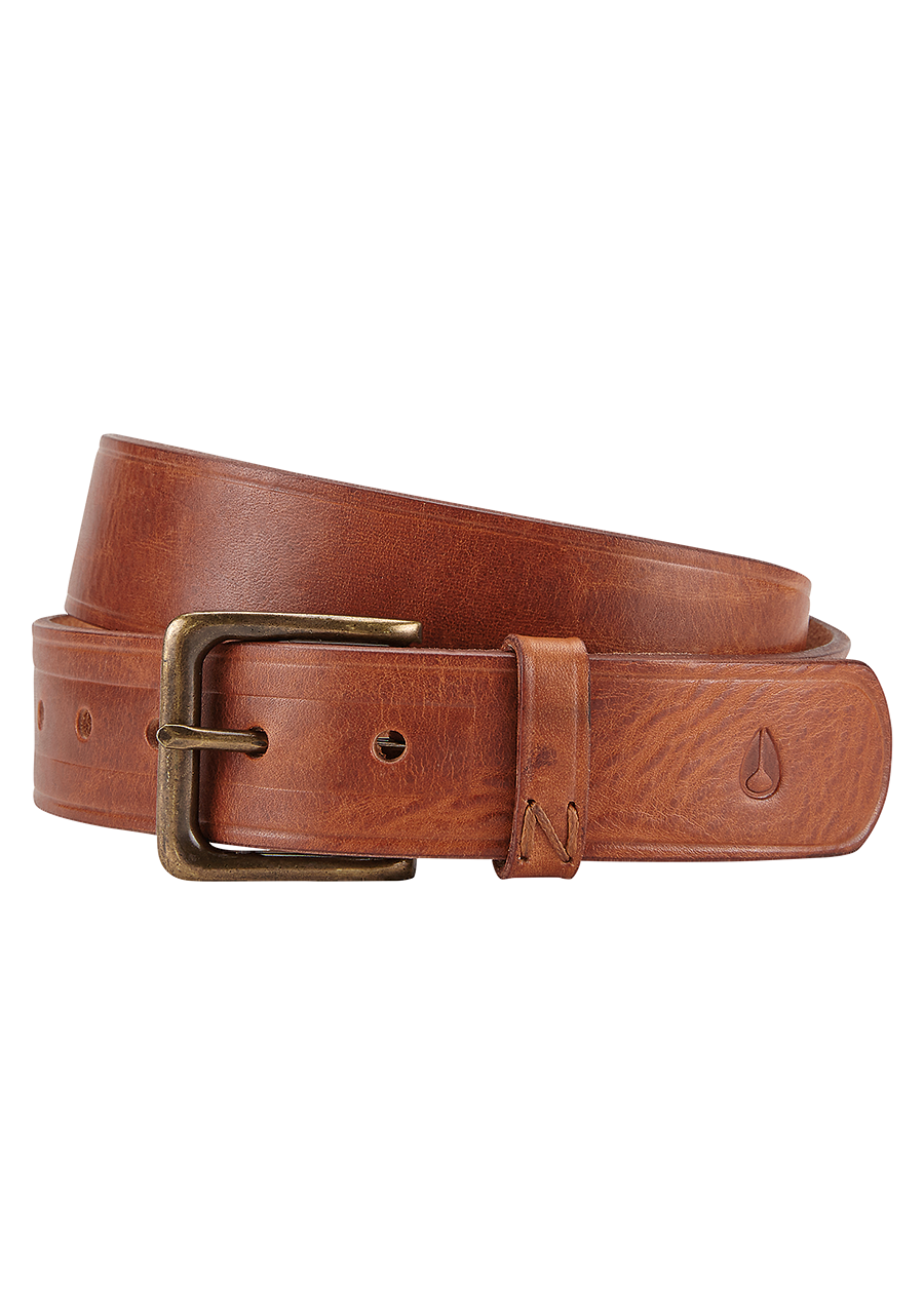 Ceinture Cuir DNA - Marron délavé View 1