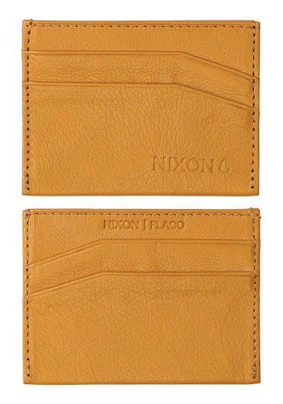 Porte-Cartes Cuir Flaco - Jaune