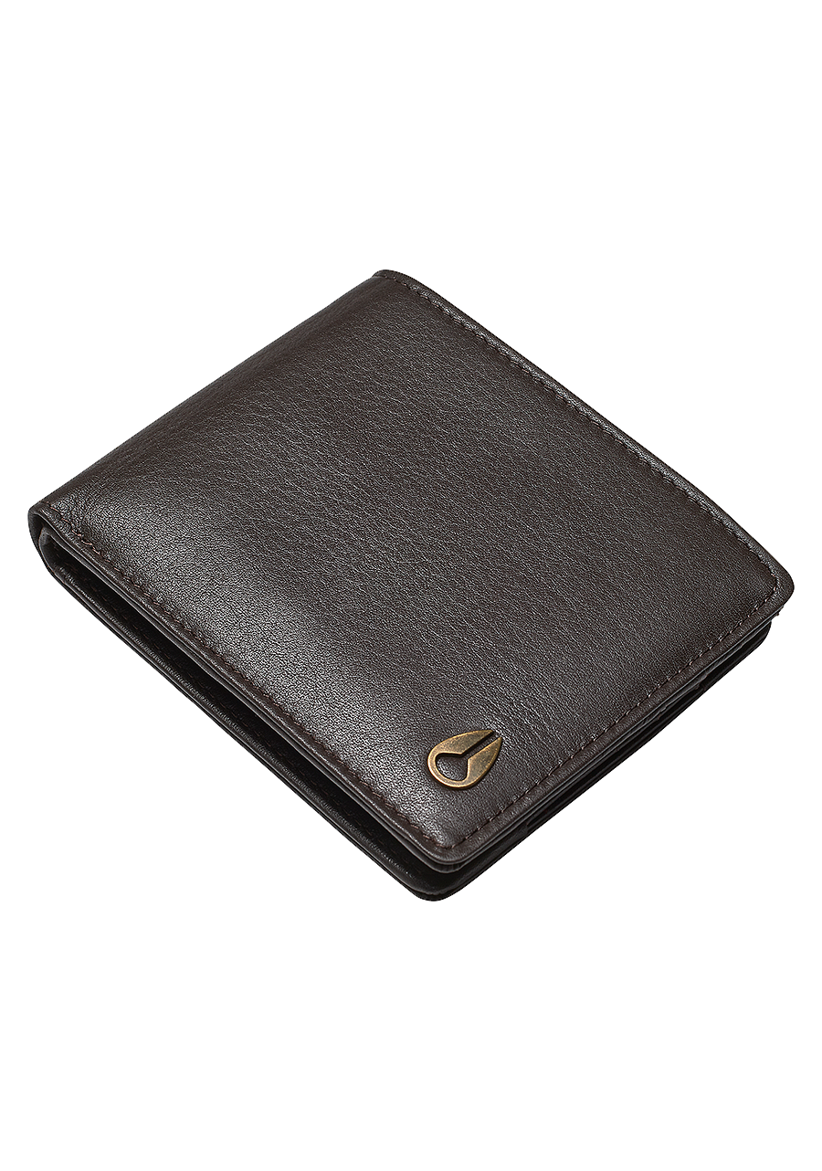 Portefeuille Pass Leather - Marron View 1