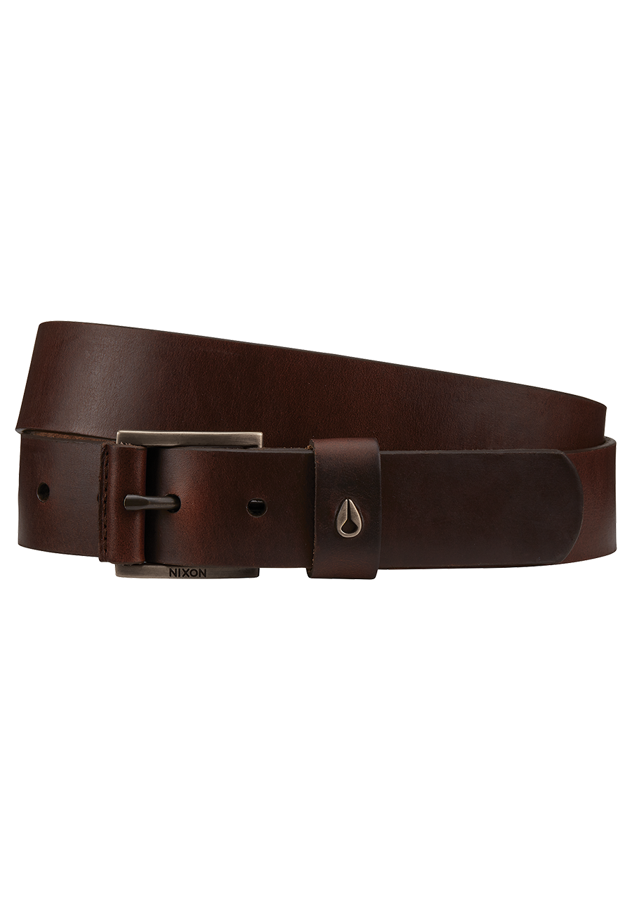 Ceinture Cuir Americana - Marron foncé View 1