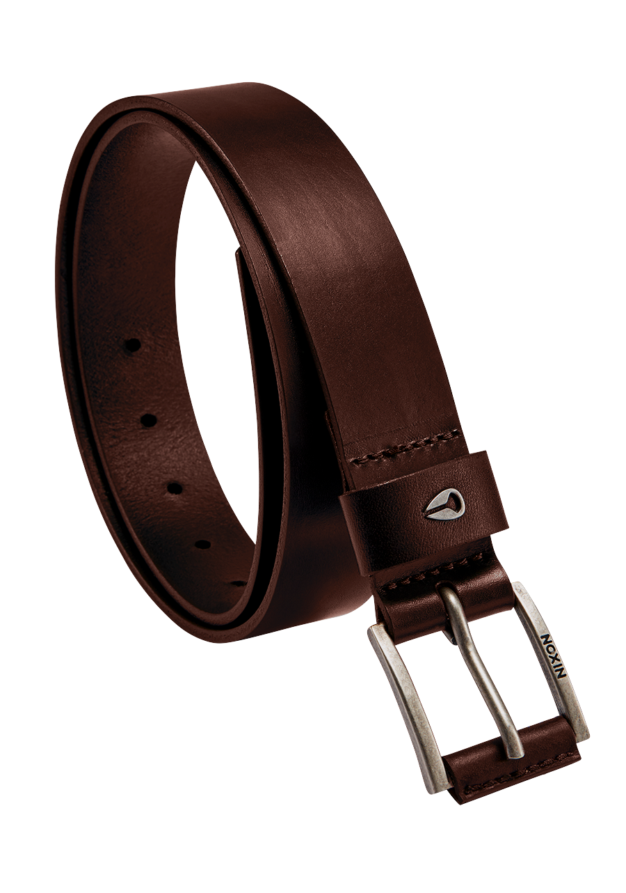 Ceinture Cuir Americana - Marron foncé View 2
