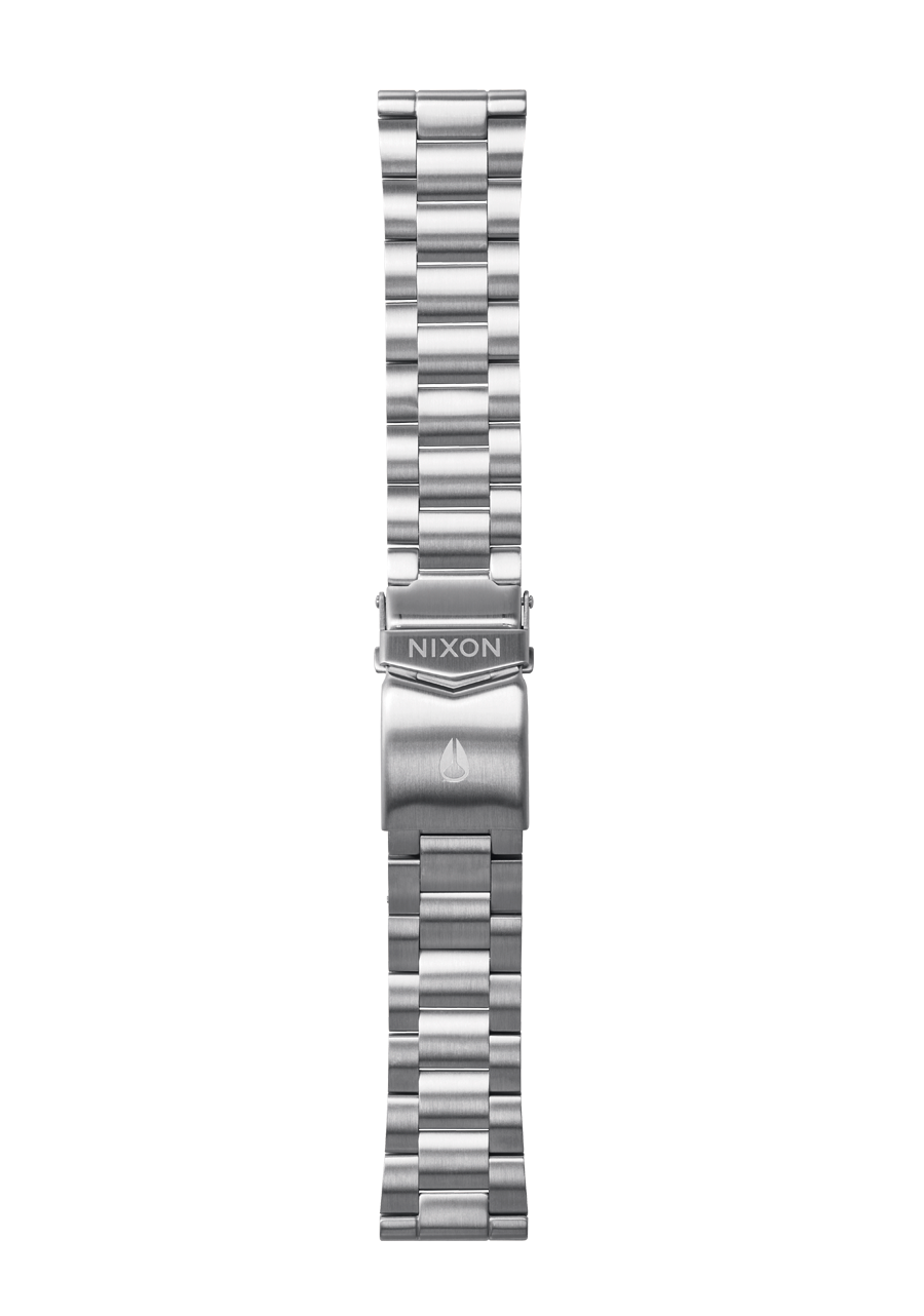20mm Stainless Steel Band - All Silver View 1