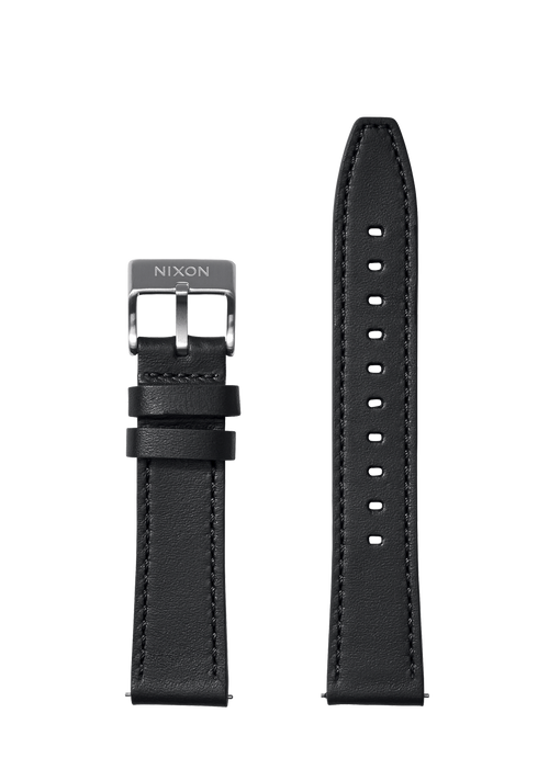 Bracelet en cuir Horween 20mm - Noir