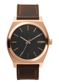 
Time Teller - Or rose / Gris anthracite / Marron View 1