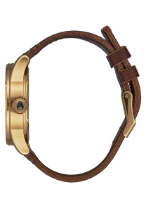 Sentry Leather - Doré poli / Soleil bleu marine View 2