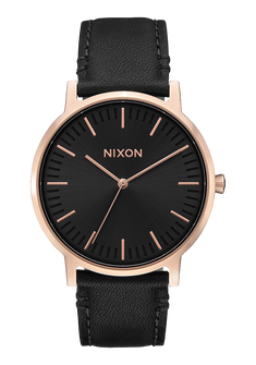 Porter Leather - Or rose / noir