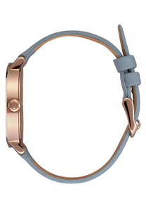 Arrow Cuir - Or rose / Bleu View 2