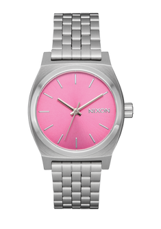 Medium Time Teller - Silver / Pink