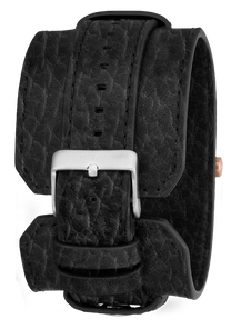 Time Teller Chrono Leather - Silver / Rose Gold / Black View 4