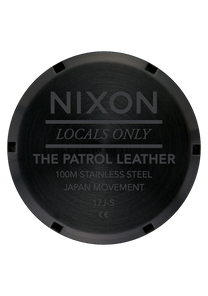 Patrol Leather - Noir / argent / noir View 4