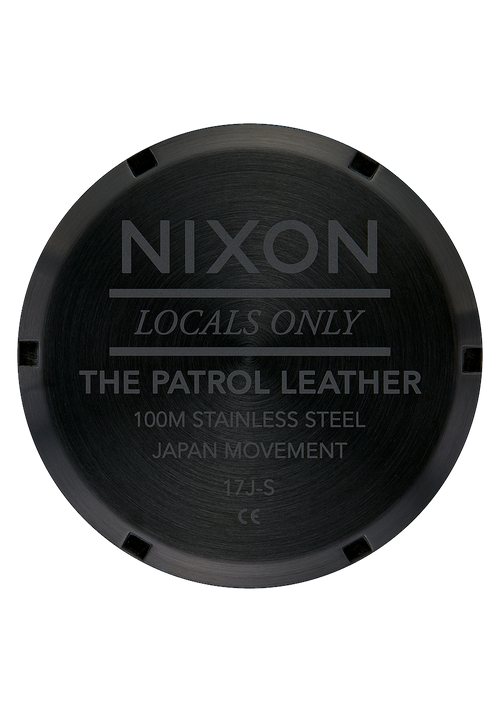 Patrol Leather - Noir / argent / noir