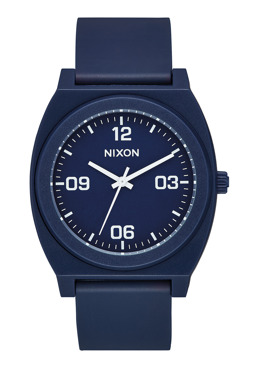 Time Teller P Corp - Bleu marine mat / Blanc View 1