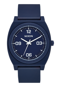 Time Teller P Corp - Bleu marine mat / Blanc View 1
