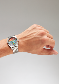 Grateful Dead Time Teller - Argenté Uni / Bears / Roses View 6