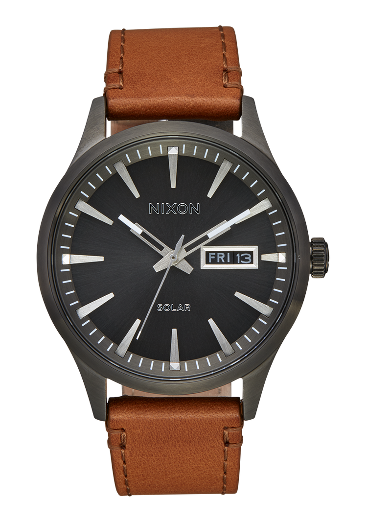 Sentry Solaire Cuir - Gris anthracite