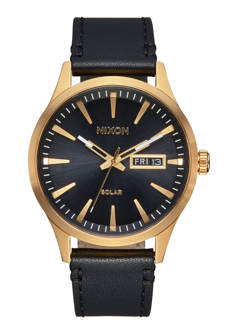 Sentry Solaire Cuir - Tout or / noir