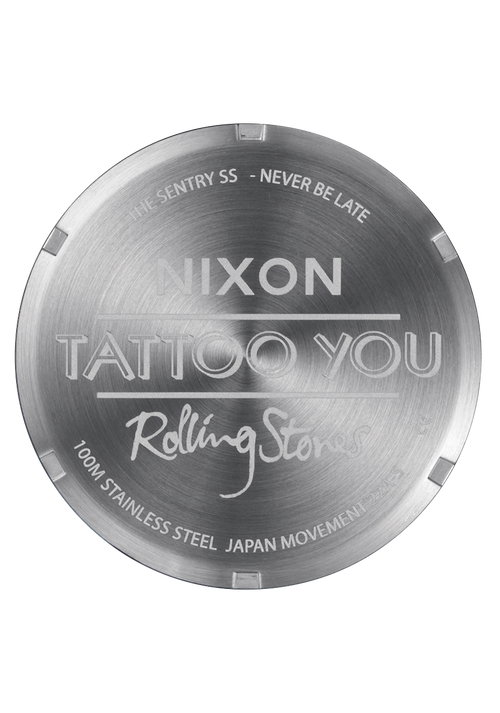 Rolling Stones Sentry Stainless Steel - Argent / noir