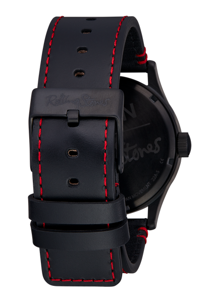 Rolling Stones Sentry Leather - Noir uni View 4