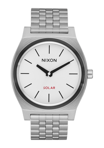 Time Teller Solar - Silver / White Lume View 1