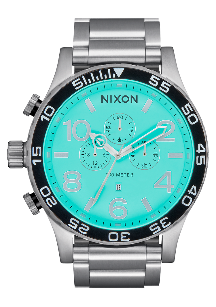 51-30 Chrono - Argent / Turquoise
