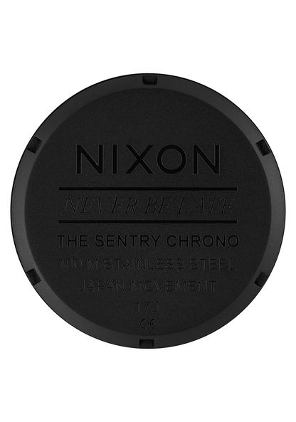 Sentry Chrono Leather - Noir mat / doré / noir View 5