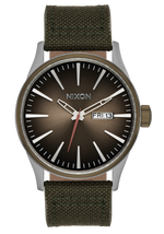 Sentry Nylon - Argent / Brun clair / Forêt