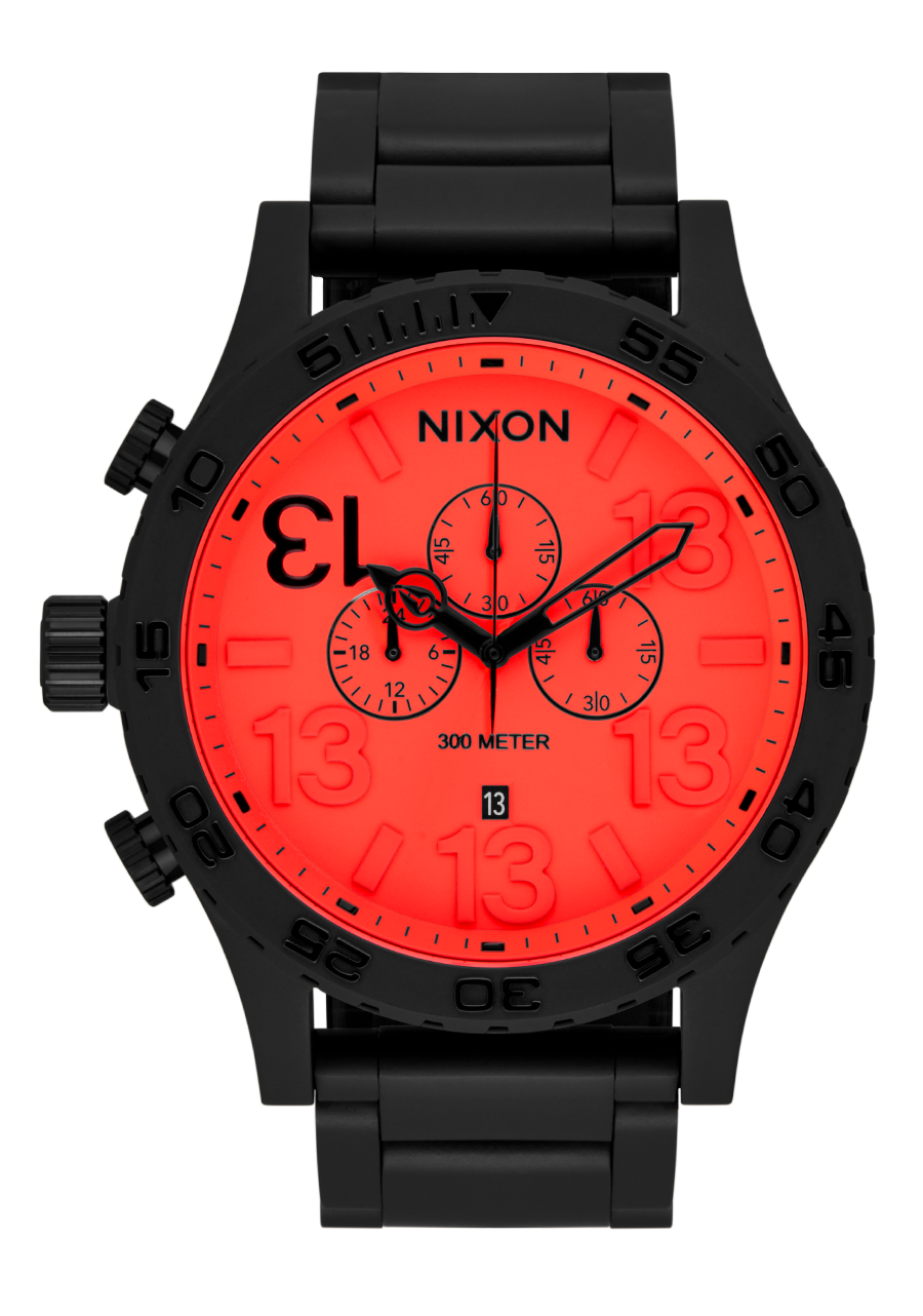 51-30 Chrono Édition Vendredi 13 - Noir Intense / Rouge Néon / UE View 1