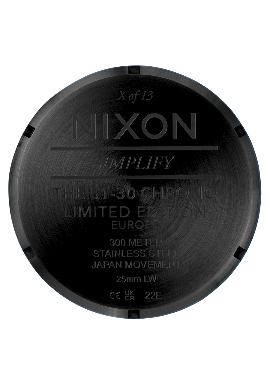 51-30 Chrono Édition Vendredi 13 - Noir Intense / Rouge Néon / UE View 5