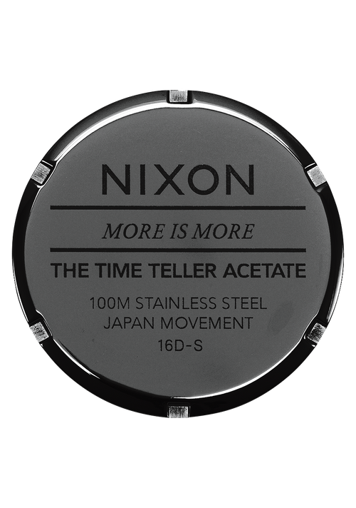 Time Teller Acetate - Noir / multicolore