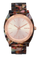 Time Teller Acetate - Or rose / rose carapace de tortue