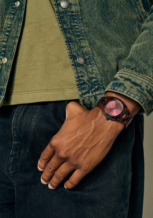 Time Teller Acetate - Tortoise / Oxblood