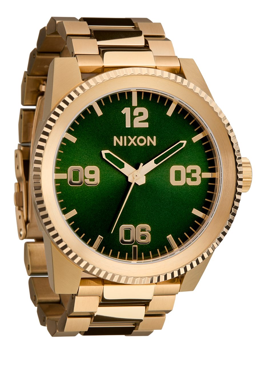 Corporal Acier Inoxydable - Rayons de soleil or / vert View 2