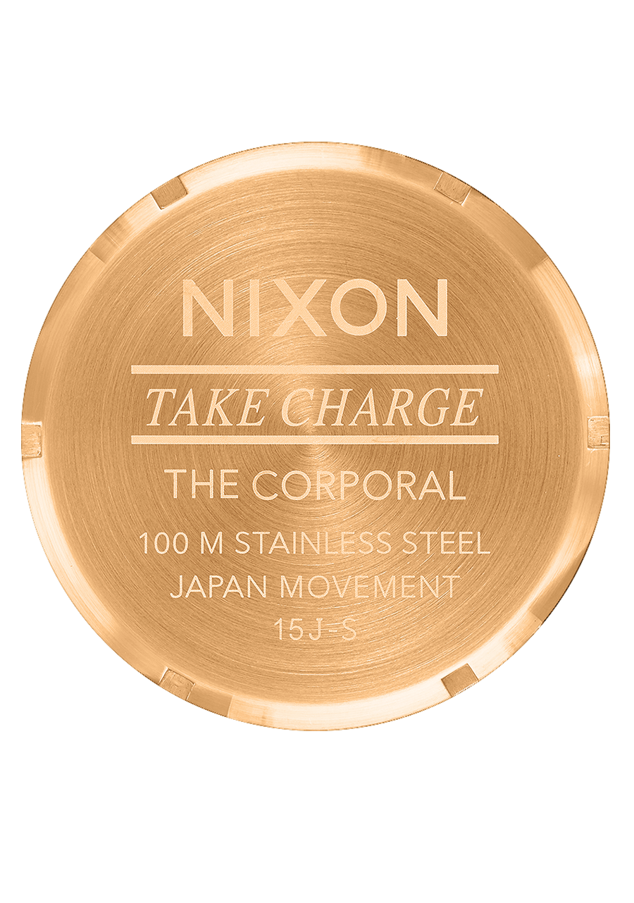 Corporal Acier Inoxydable - Rayons de soleil or / vert View 5