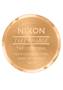 Corporal Acier Inoxydable - Rayons de soleil or / vert View 5