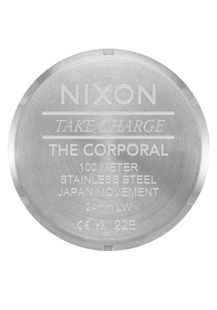 Corporal Acier Inoxydable - Rayons de soleil or / vert View 5