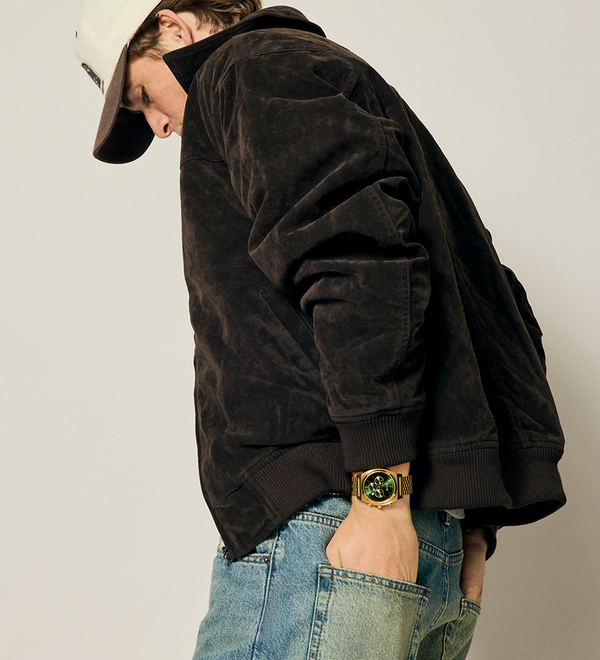 Time Teller Chrono - Rayon de soleil or / vert