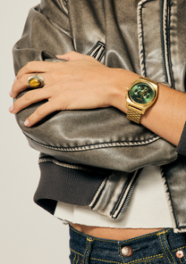 Time Teller Chrono - Rayon de soleil or / vert View 10