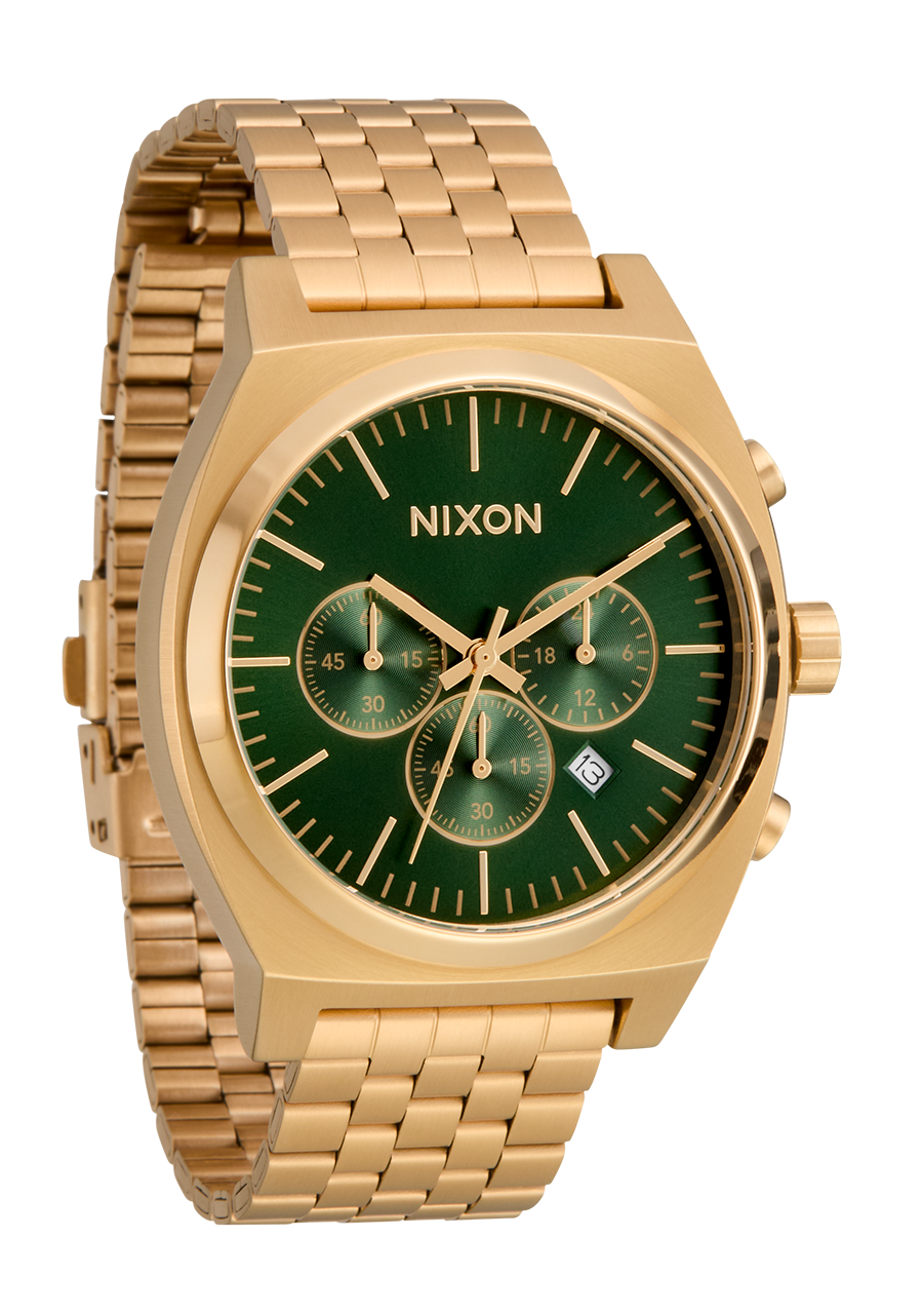 Time Teller Chrono - Rayon de soleil or / vert View 2