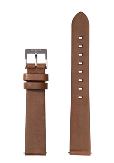 16mm Veg Tanned Leather Band - Vert olive