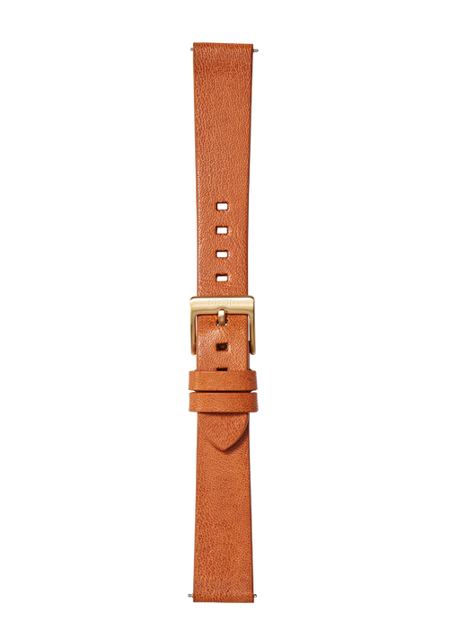 16mm Veg Tanned Leather Band - Marron clair